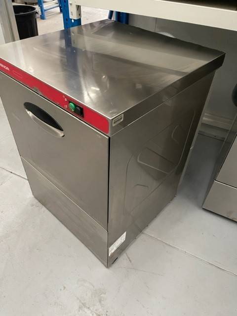 modern kitchen with fridge